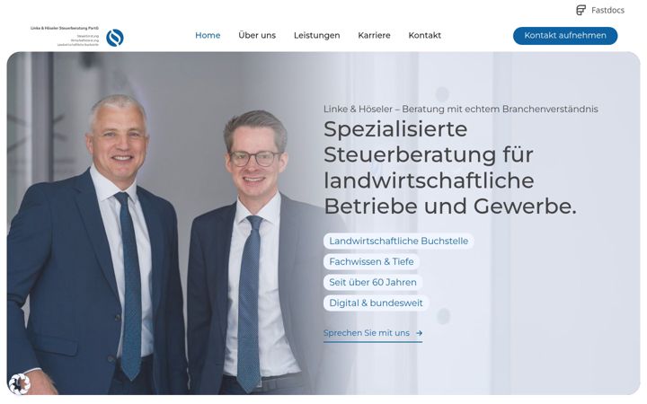 Ekraanipilt saidist steuerberater-bleiming.de