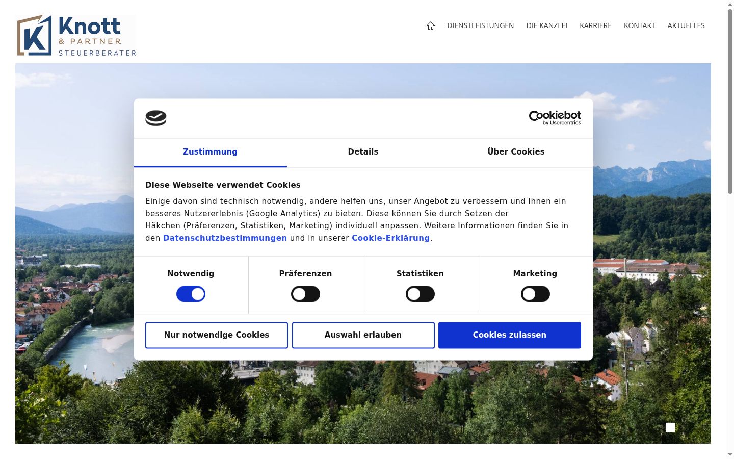 Sutikimo reklamjuostės, rodytos prieš bet kokią sąveiką, ekrano kopija