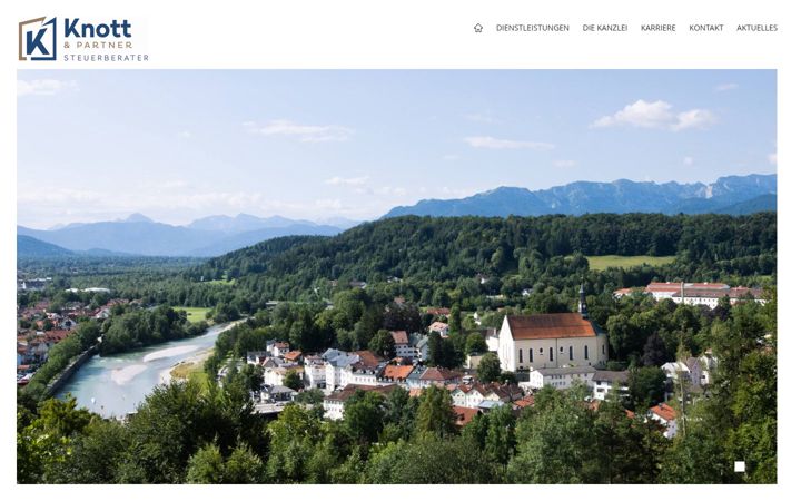 Ekrano kopija steuerkanzlei-knott.de