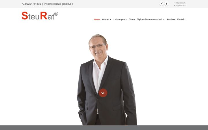 Skjermbilde av steurat-gmbh.de