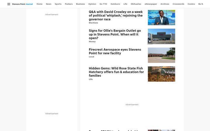 Screenshot van stevenspointjournal.com