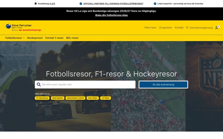 Kuvakaappaus sivustosta steveperryman.se
