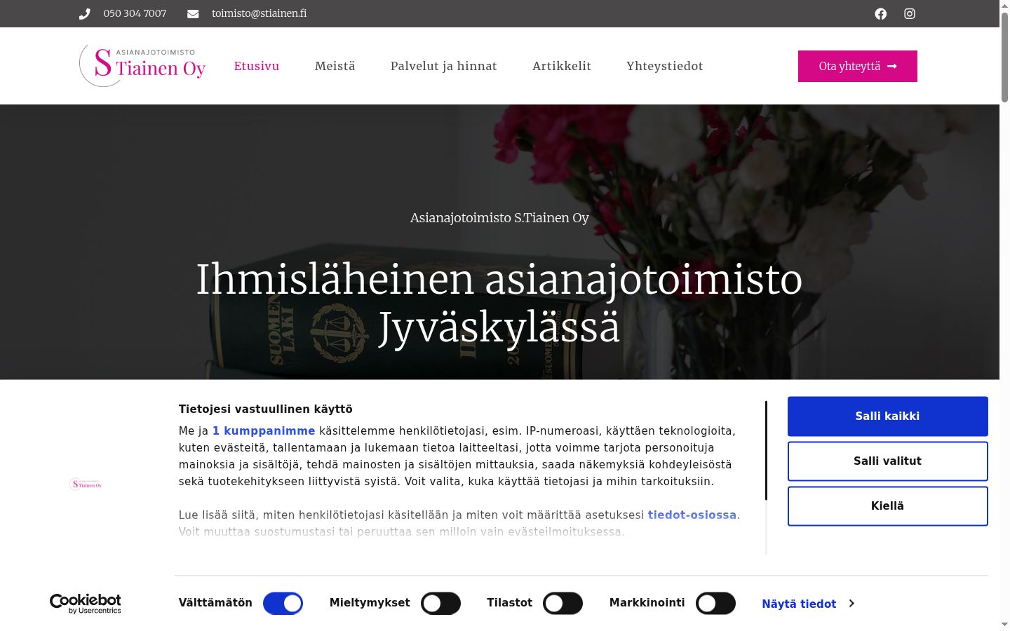 Zrzut ekranu banera zgody wyświetlanego przed jakąkolwiek interakcją