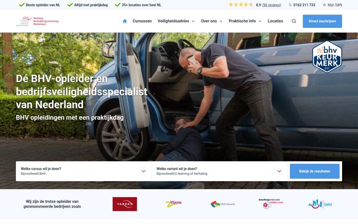 Screenshot of stibened.nl