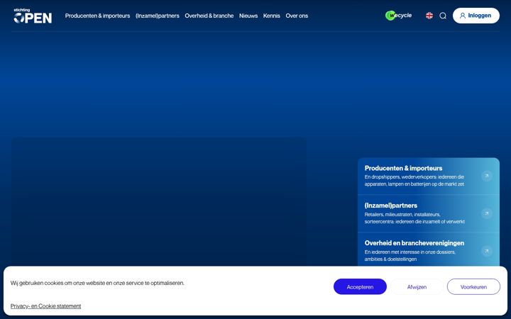 Screenshot of stichting-open.org