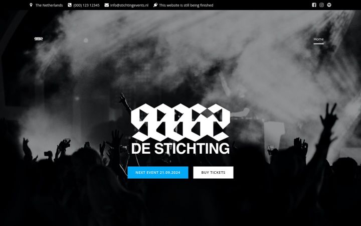 Screenshot of stichtingevents.nl
