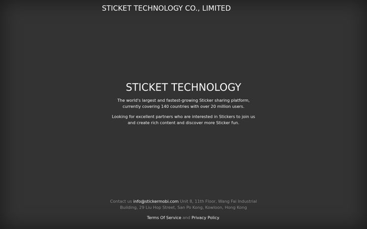 Screenshot of stickermobi.com