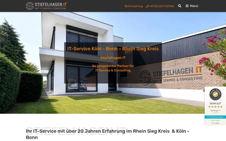 Zrzut ekranu stiefelhagen-it.de