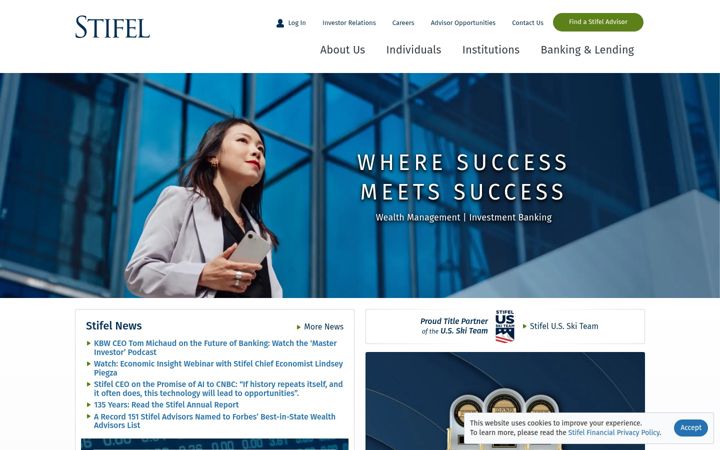 Screenshot of stifel.com