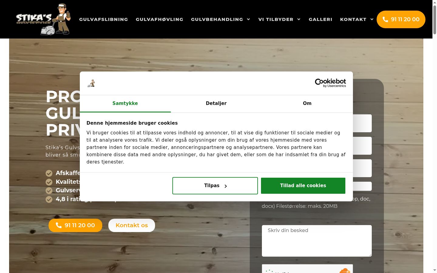 Zrzut ekranu banera zgody wyświetlanego przed jakąkolwiek interakcją