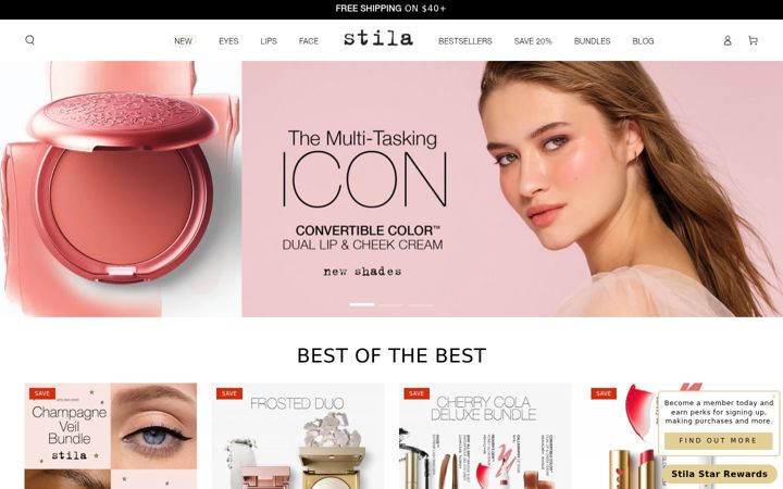 Ekrano kopija stilacosmetics.com