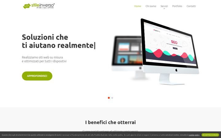 Screenshot of stileinverso.it