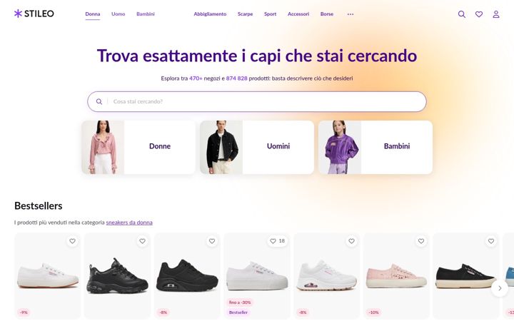 Screenshot of stileo.it