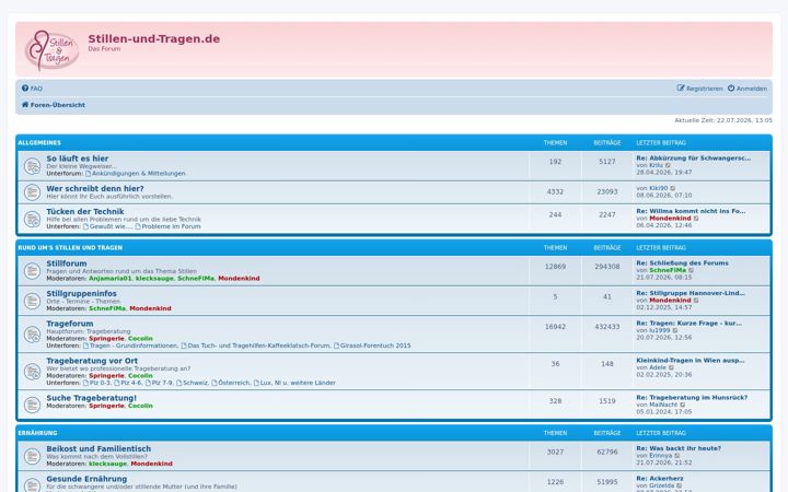 Screenshot of stillen-und-tragen.de