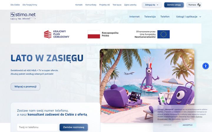 Screenshot of stimo.net