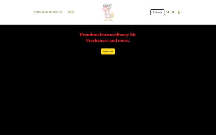 Screenshot di stinkystopper.com