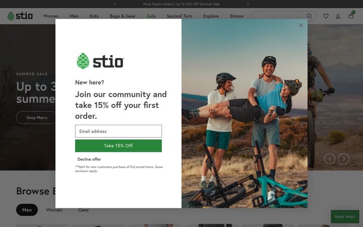 Screenshot ta' stio.com