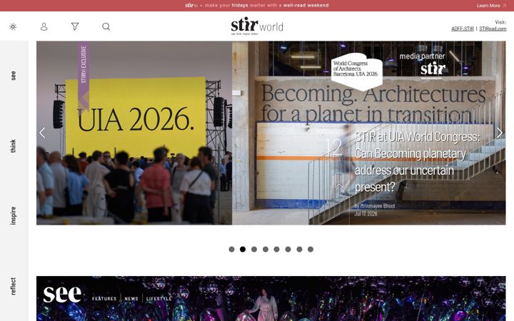 Screenshot of stirworld.com