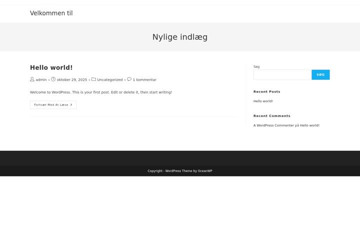 Kuvakaappaus sivustosta stjernehavns-budskaber.com