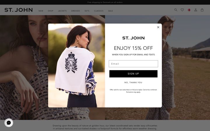 Screenshot of stjohnknits.com