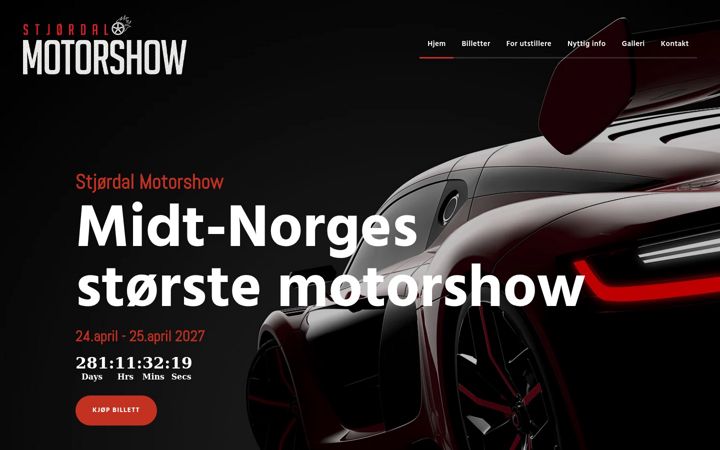 Screenshot of stjordalmotorshow.no