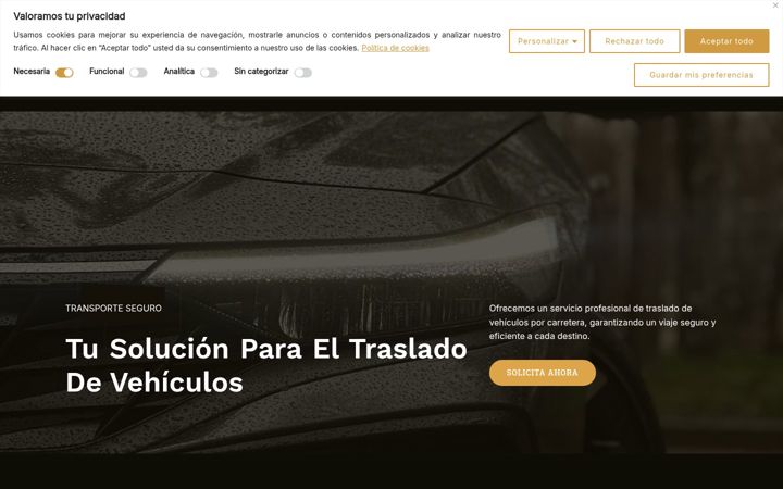 Posnetek zaslona stklogistics.es
