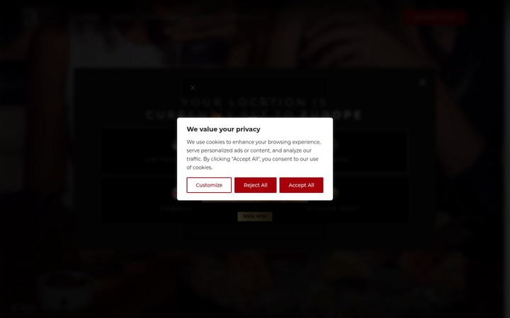 Screenshot of stksteakhouse.com
