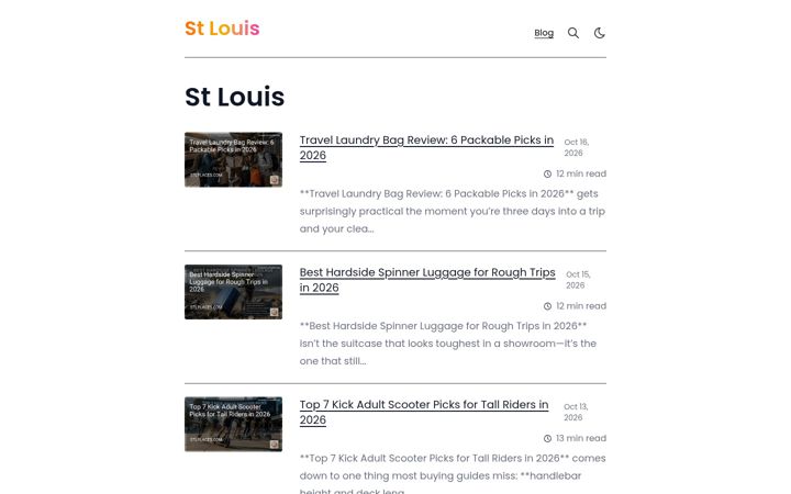 Screenshot of stlplaces.com