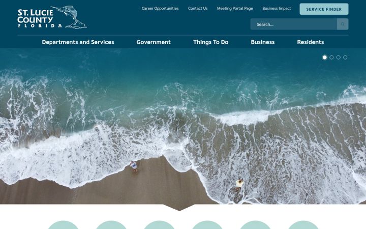 Screenshot von stlucieco.gov