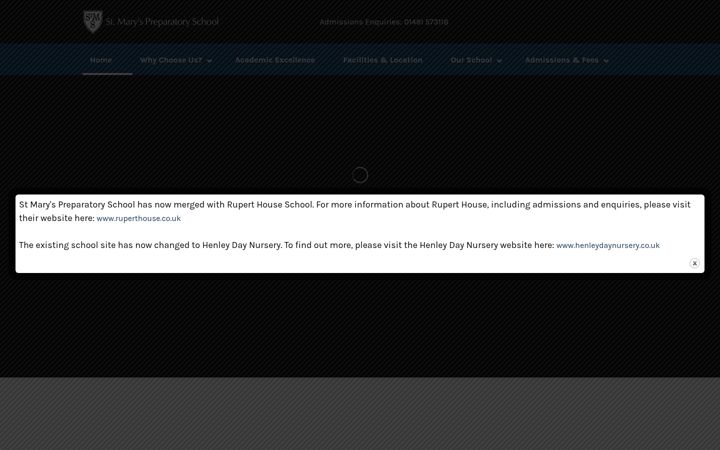 Screenshot van stmarysprep.co.uk