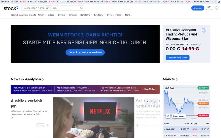 Screenshot di stock3.com