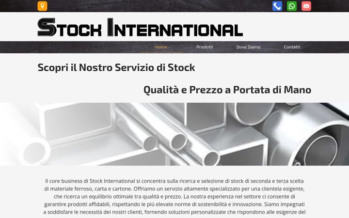 Screenshot of stockinternational.it