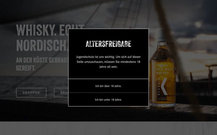 Skjermbilde av stoertebeker-whisky.com