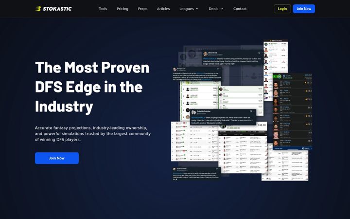 Screenshot von stokastic.com