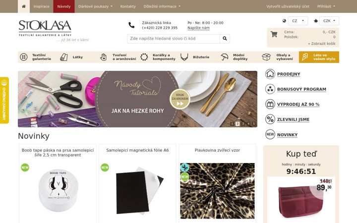 Screenshot of stoklasa.cz