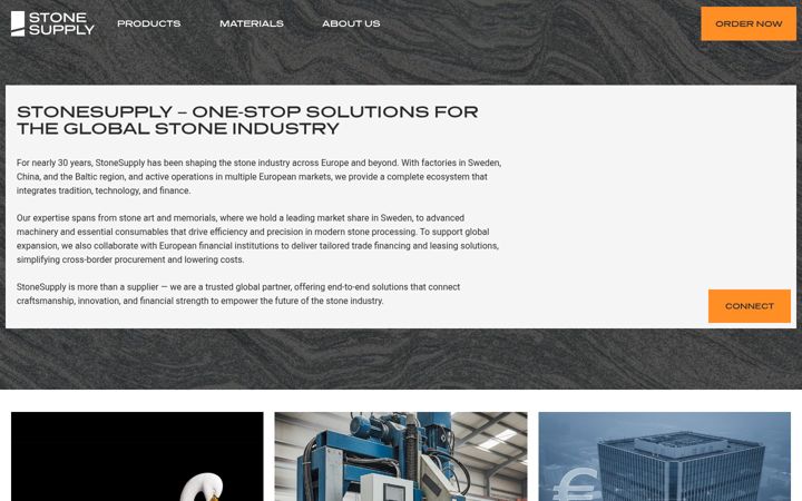 Screenshot of stonesupply.com
