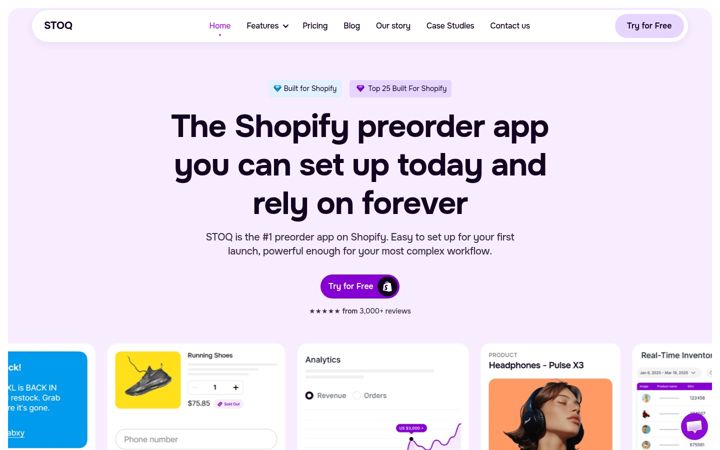 Screenshot of stoqapp.com