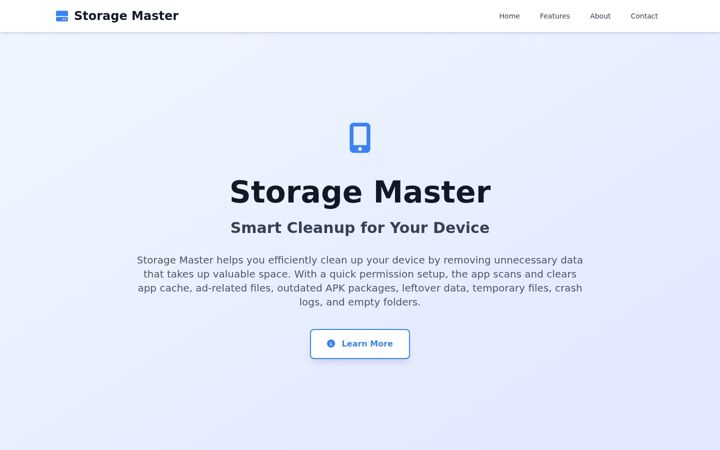 Screenshot of storagemastercompany.com