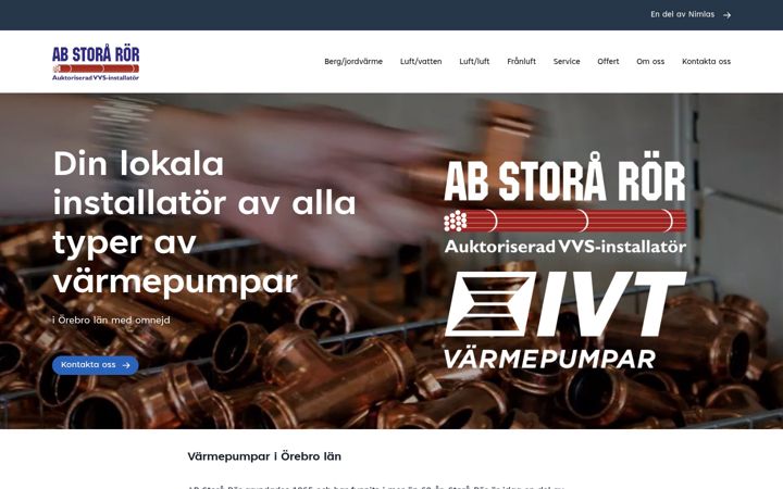 Snímek obrazovky storaror.se