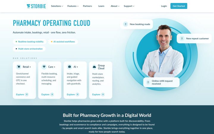 Screenshot of storbie.com