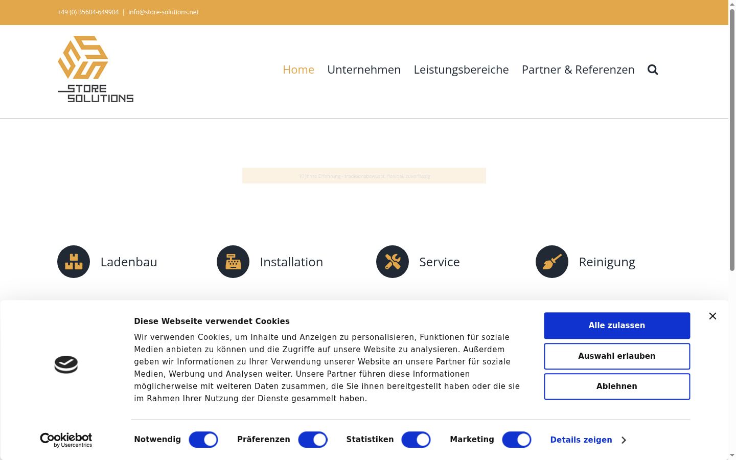 Snímka obrazovky banera súhlasu zobrazeného pred akoukoľvek interakciou