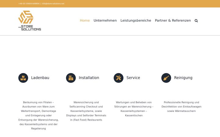 Screenshot of store-solutions.net