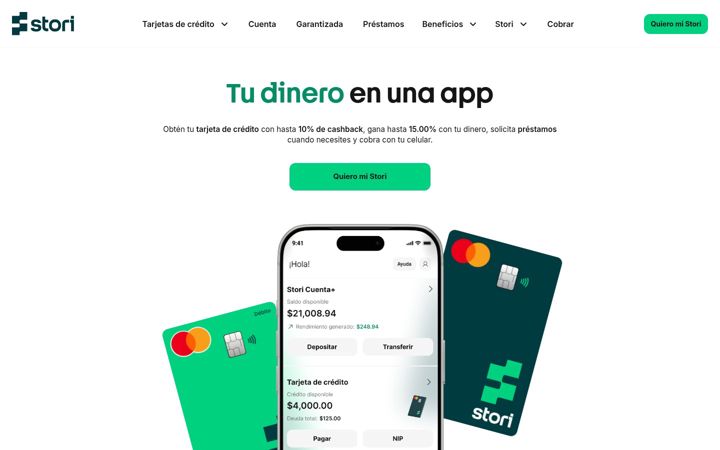 Snímek obrazovky storicard.com