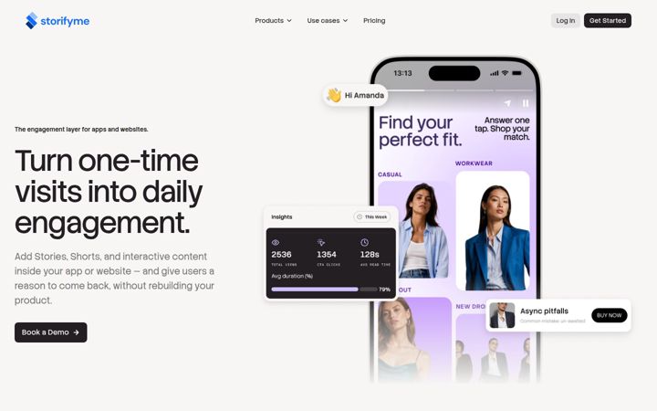 Screenshot of storifyme.com