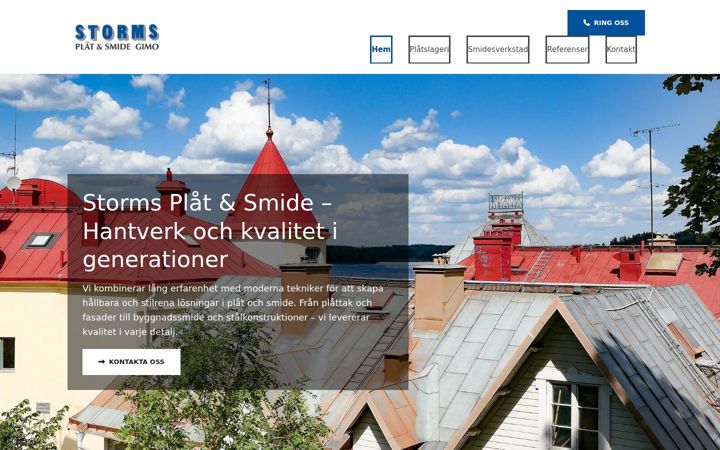 Screenshot of stormsplat.se
