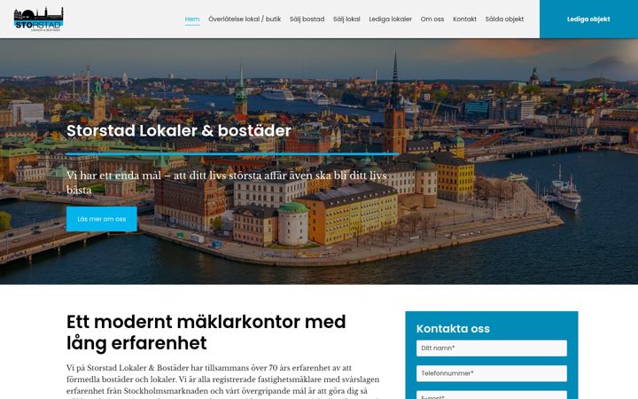 Screenshot of storstadlokaler.se