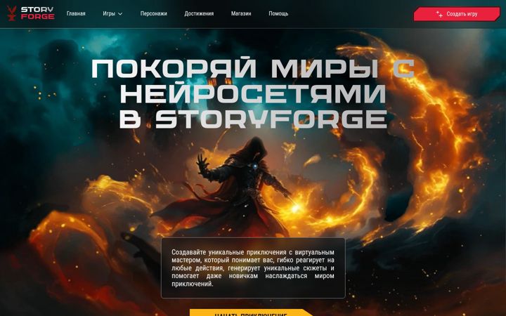 Screenshot of storyforge.ru