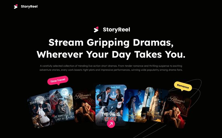 Screenshot of storyreel.life