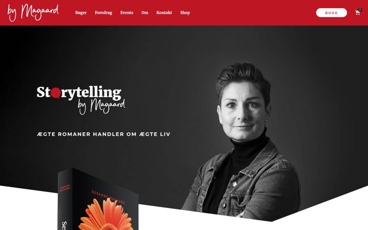Zrzut ekranu storytellingbymagaard.dk