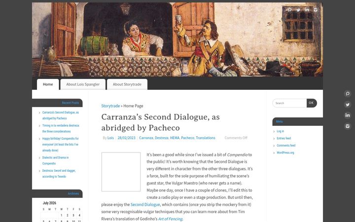Screenshot von storytrade.net